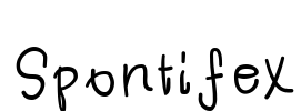 Spontifex Font Image