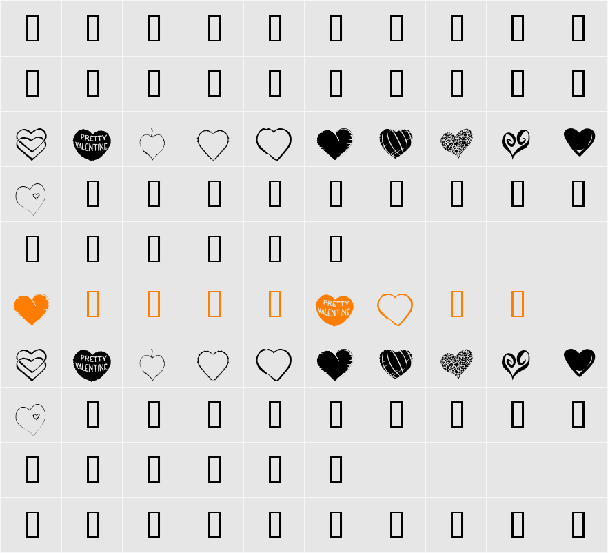 KR Heartfelt Character Map