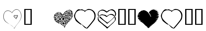 KR Heartfelt Font Image