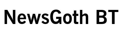 NewsGoth BT