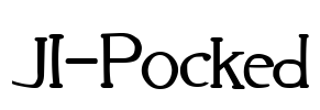 JI-Pocked Font Image
