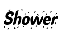 Shower Font Image