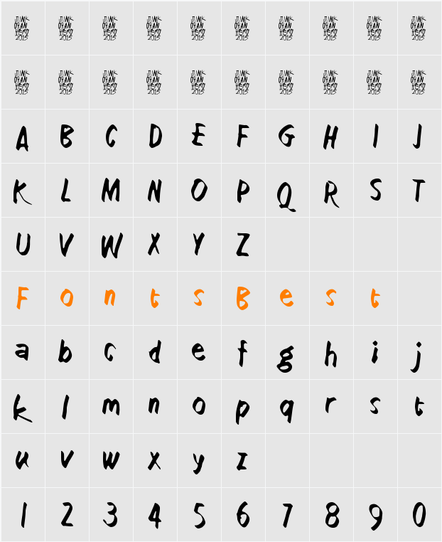 How low is low? Character Map