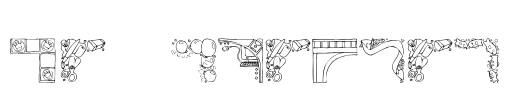 KR Corners Font Image