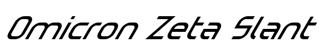 Omicron Zeta Slant