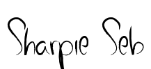 Sharpie Seb Font Image