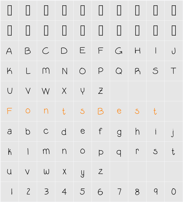 LilGuy Character Map