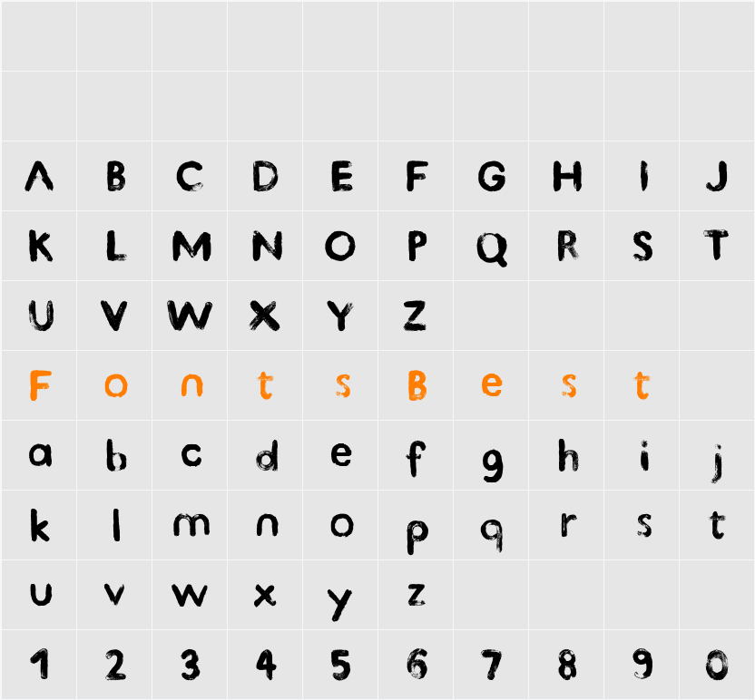 Kind Type_beta-01 Character Map