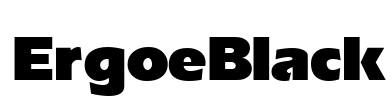 ErgoeBlack Font Image