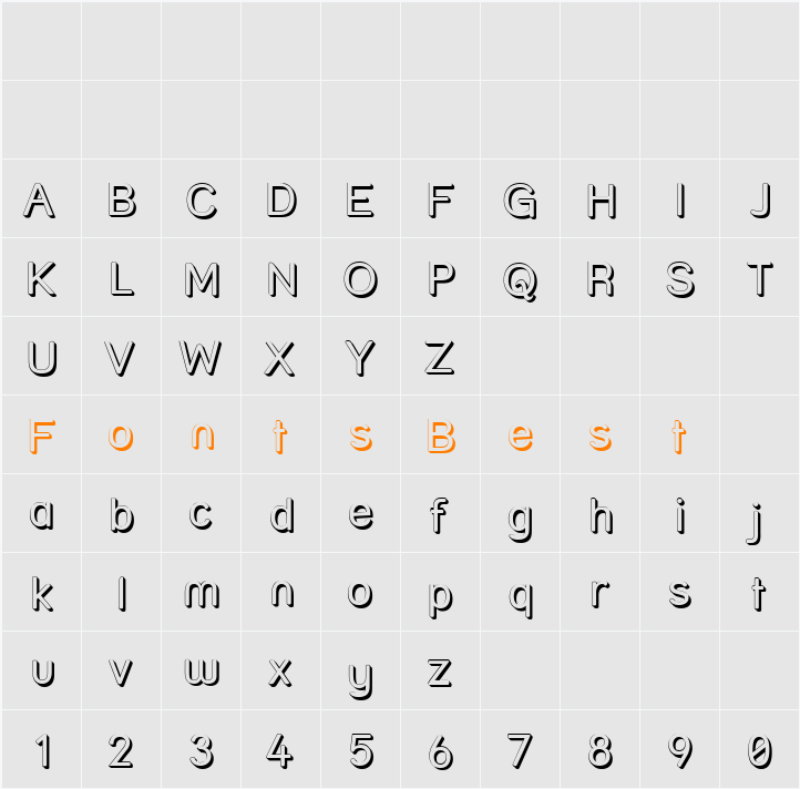 Street Shadow Character Map