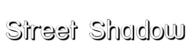 Street Shadow Font Image