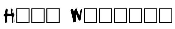 Hill William Font Image