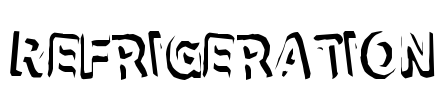 Refrigeration Font Image