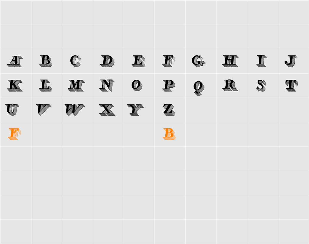 Lead Character Map