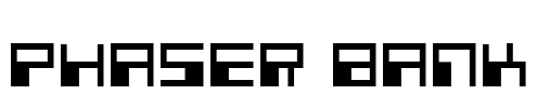 Phaser Bank Font Image
