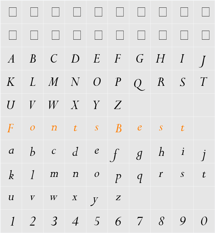 Smart Light Character Map