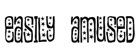 Easily amused Font Image