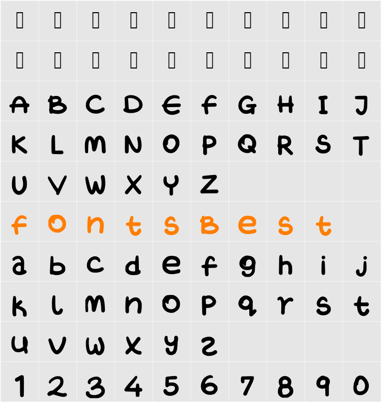 WetinCaroWant Character Map