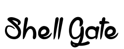 Shell Gate Font Image
