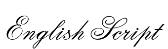 English Script