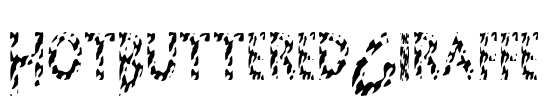 HotButteredGiraffe Font Image