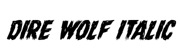 Dire Wolf Italic
