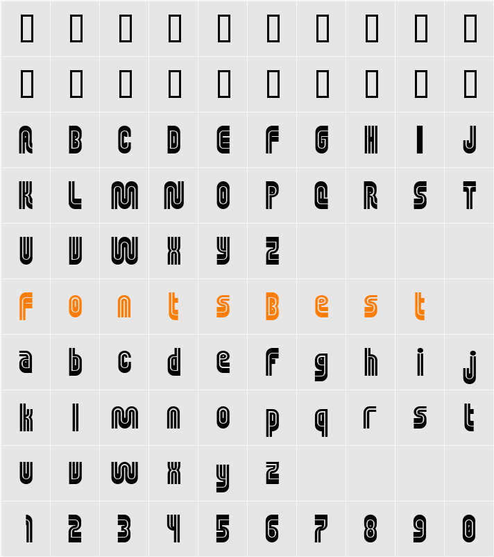 MUNIficent Character Map