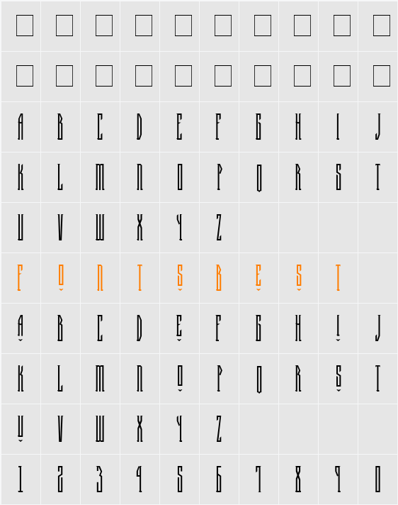 HalfwayHouse Character Map
