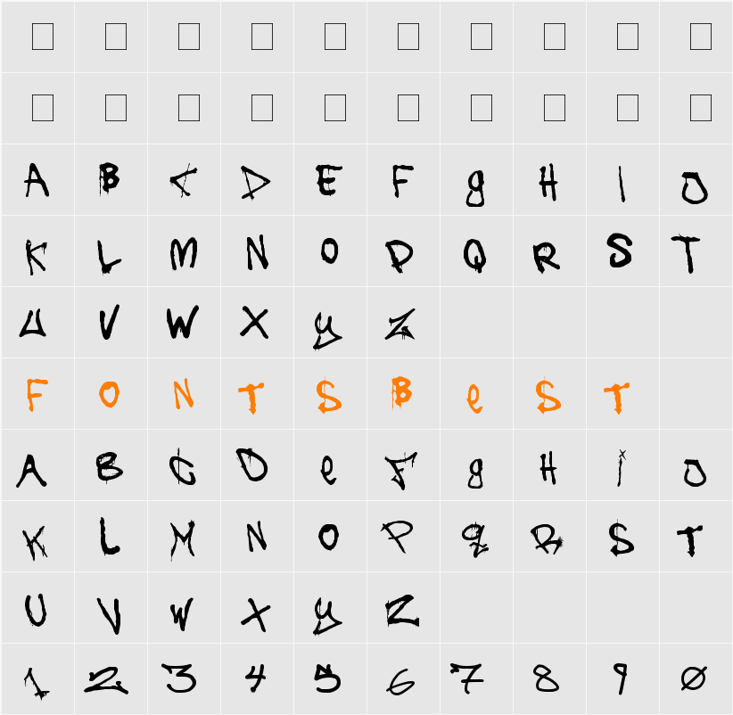 The Battle Continuez Character Map