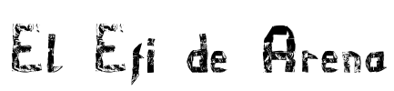 El Efi de Arena Font Image