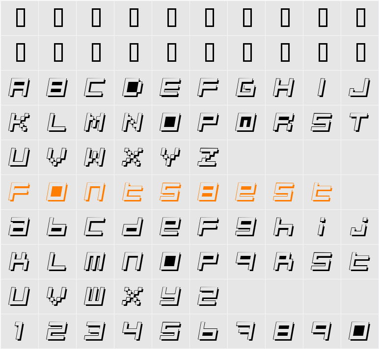 Optimal 3d Character Map