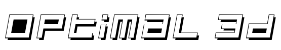 Optimal 3d Font Image