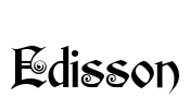 Edisson Font Image