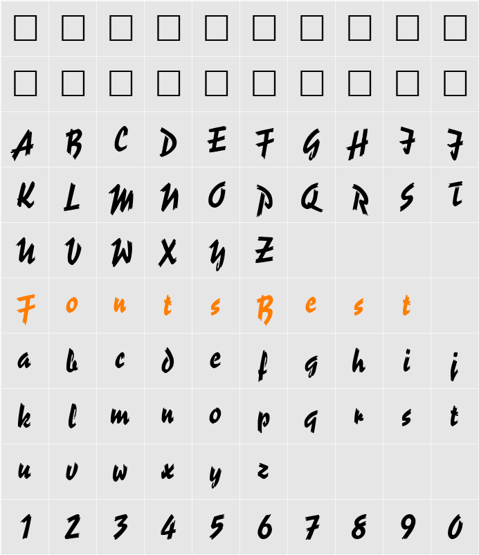 Reporter-Two Character Map
