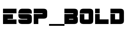 ESP_Bold Font Image