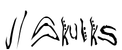 JI-Skulks Font Image