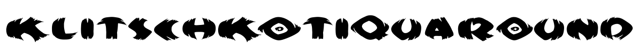 KlitschKOtiquaRound Font Image