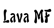 Lava MF Font Image