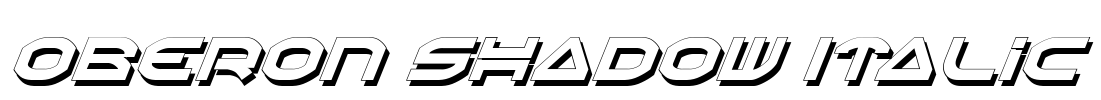Oberon Shadow Italic