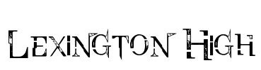 Lexington High Font Image