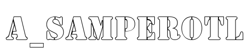 a_SamperOtl Font Image