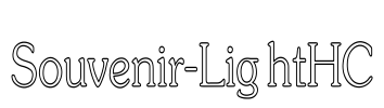 Souvenir-LightHC Font Image