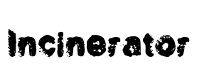 Incinerator Font Image