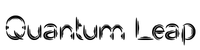 Quantum Leap Font Image