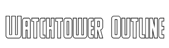 Watchtower Outline