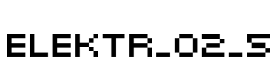 elektr_02_5 Font Image