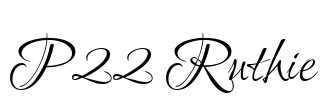 P22 Ruthie Font Image