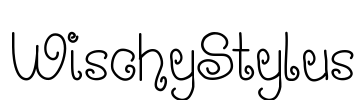 WischyStylus Font Image