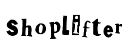 Shoplifter Font Image