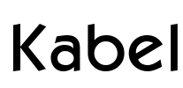 Kabel Font Image